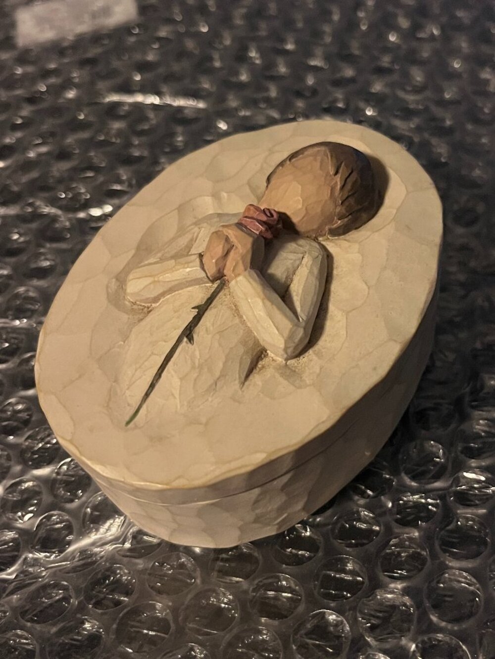 Vintage Willow Tree Loving Angel